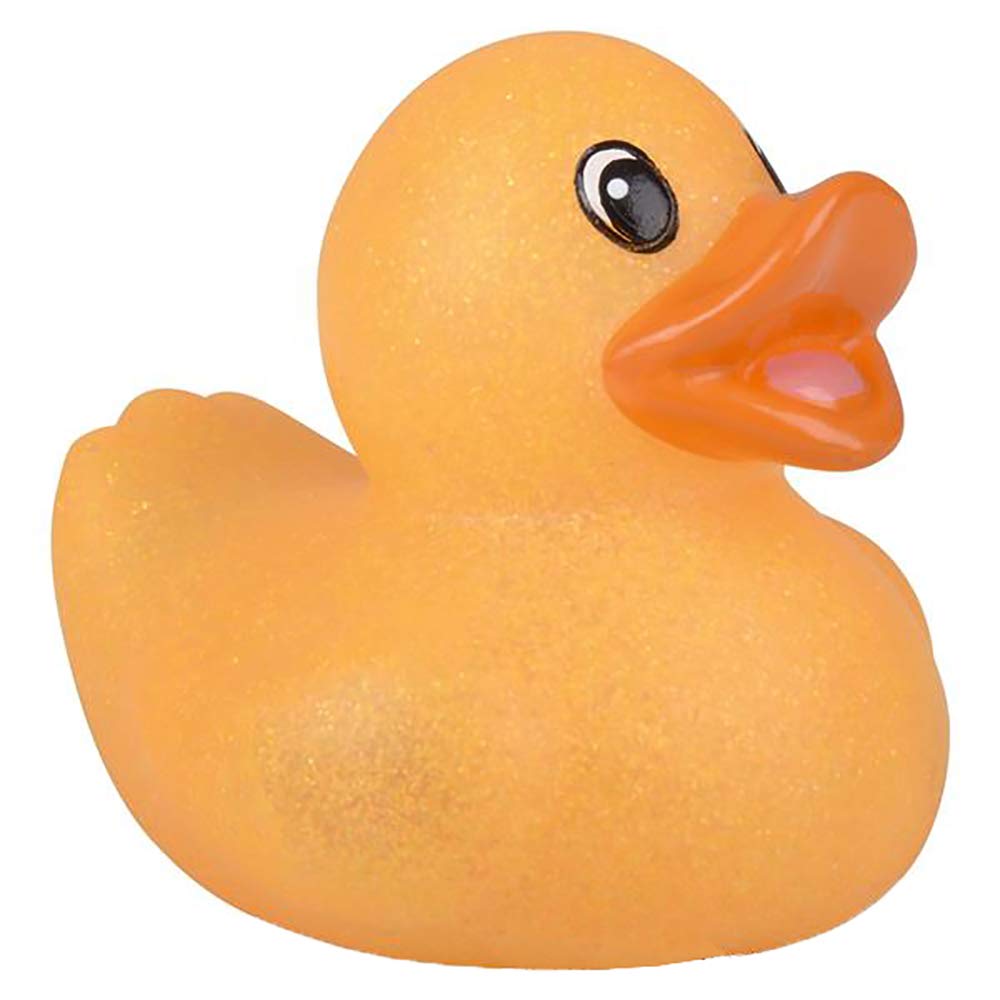 5-Count 2" Inch Glitter Rubber Duck Toy Assortment Duckies for Kids, Bath Birthday Gifts Baby Showers Summer Beach and Pool Activity, 2" (5-Pack)