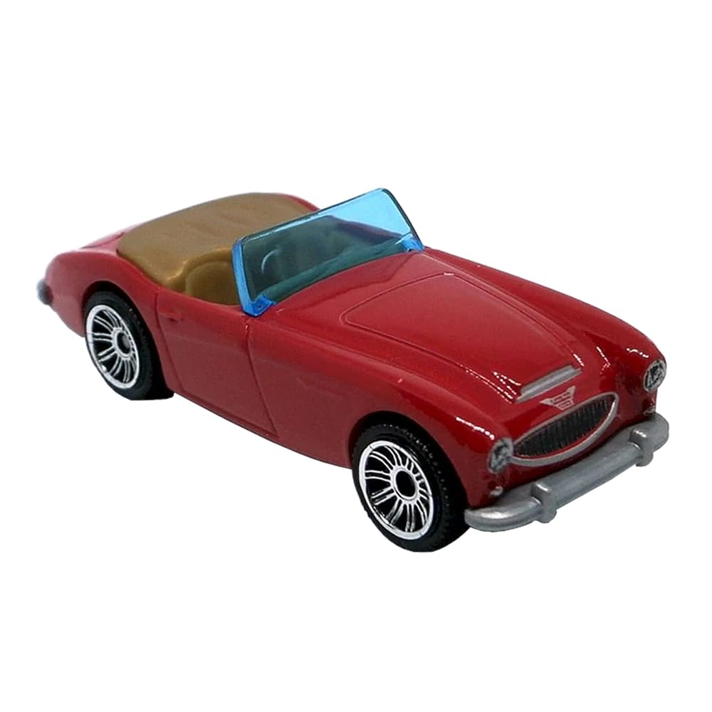 Matchbox Collectible Die-Cast Red Sports Car - Road Trip Series - Inspired by '63 Austin Healey Roadster - FHX27-21/35
