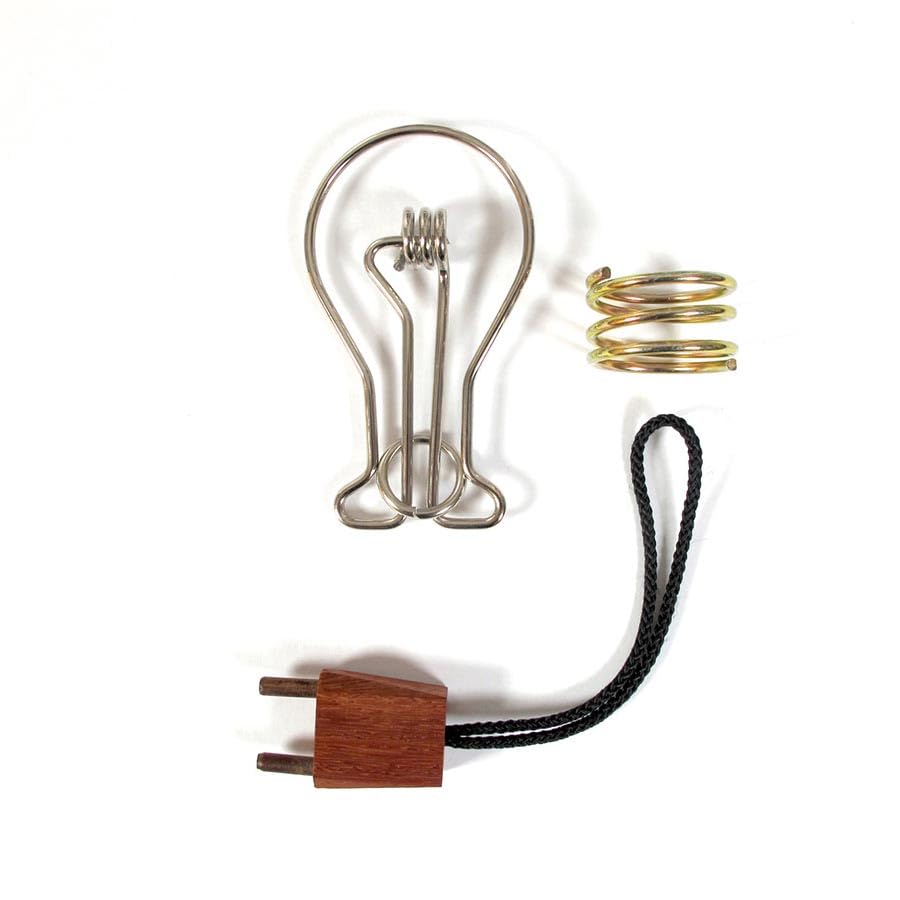 Recent Toys Constantin Metal Light Bulb Brainteaser Mechanical Puzzle - Fun for Ages 14 - Up