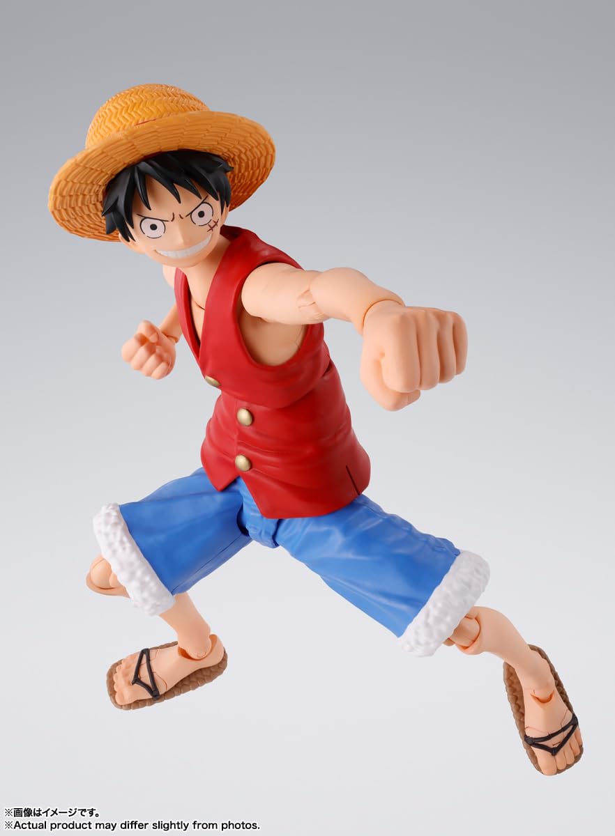 TAMASHII NATIONS - One Piece - Monkey D. Luffy -Romance Dawn- (Reissue) S.H.Figuarts Action Figure