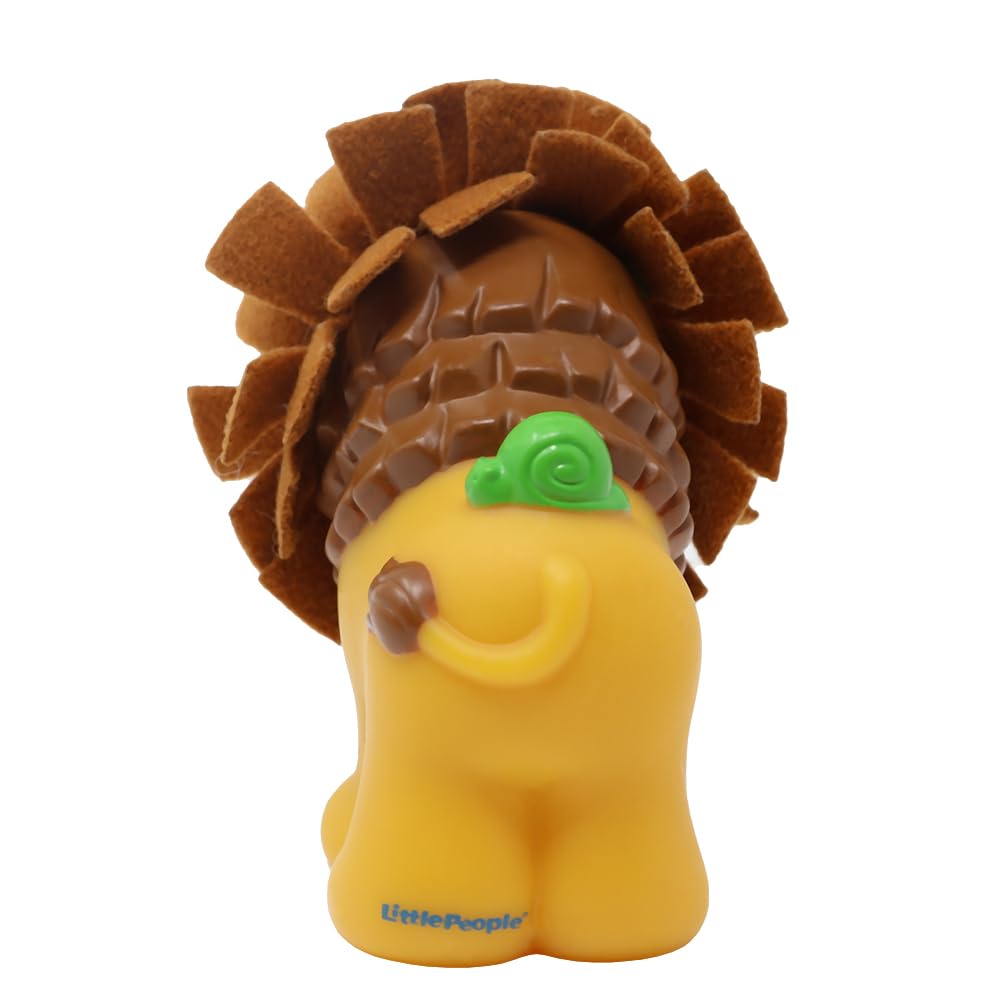 Fisher-Price Replacement Part for Collectible Little People Noah's Ark or Zoo Playset K0475 - Replacement Male Lion Figure with Touch and Feel Mane
