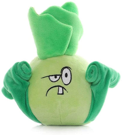 JHESAO 6" PVZ Plush Bonk Choy Toys PVZ 1 2 Stuffed Soft Zombies Doll Chinese Cabbage Plant Toy New