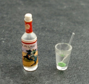 Farrow Industries Dolls House Pub Miniature Bottle of Vodka & Cocktail 35