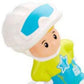 Fisher-Price Replacement Figure Little People Advent Calendar Ski Snowboarding Playset DGF96 - Replacement Eddie Figure Dressed in Blue and Yellow