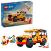 LEGO City Lifeguard Beach Rescue Truck Toy - Building Set for Kids, Boys and Girls, Ages 6+ - Includes 2 Minifigures, Shark Toy - Gift for