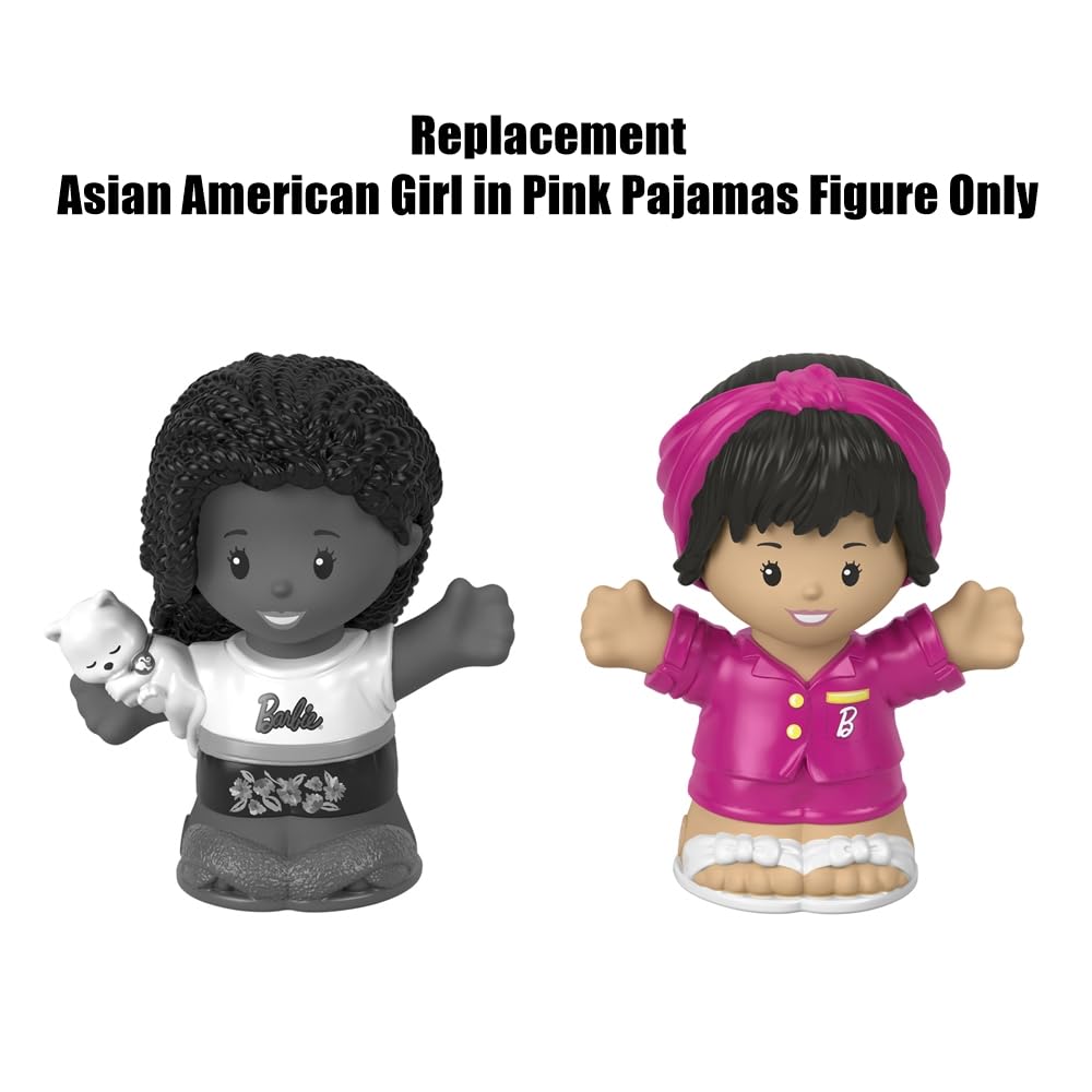 Replacement Part for Fisher-Price Little People Sleepover Fun Playset - HGP68 ~ Inspired by Barbie You Can Be Anything Dollhouse Series ~ Asian
