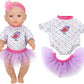 ebuddy 4 Sets Baby Doll Clothes - Fashion Outfits Fit for 14-16 inch, 17 inch new Born Baby,15 inch 18 inch Dolls