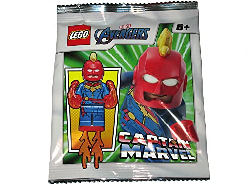 LEGO Superheroes: Captain Marvel with Helmet and Power Blasts Plus Red Cape