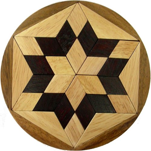 Pento Star Wooden Puzzle Brain Teaser