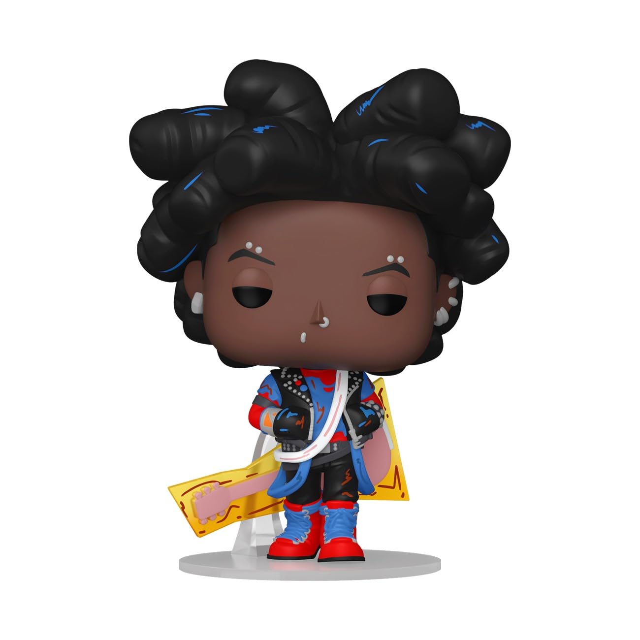 Funko POP! Marvel: Spider-Man Across The Spider-Verse - Spider-Punk - Unmasked - Collectable Vinyl Figure - Gift Idea - Official Merchandise - for