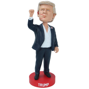 Diamond In The Rough Trump Bobblehead - 8 Inch Trump Keep Fighting Fist Pump Bobblehead Merchandise | Trump Bobble Head 2024 | Funny Trump Gifts for
