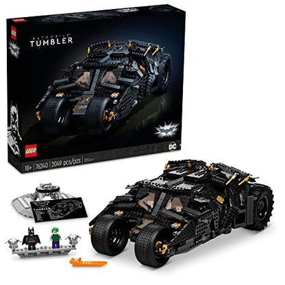 LEGO DC Batman Batmobile Tumbler, Iconic Model Car from The Dark Knight Trilogy, Building Set for Adults, Collectible Gift Idea for Build and Display,