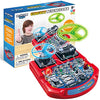 Dr. STEM Toys Circuit Board for Kids | Fun Educational Science Kit with Real Wires, LED Lights & a Fan that Actually Flies | Includes 18 Cool Science