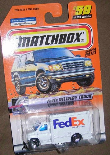 2000 MATCHBOX SPEEDY DELIVERY 59 OF 100 FEDEX DELIVERY TRUCK