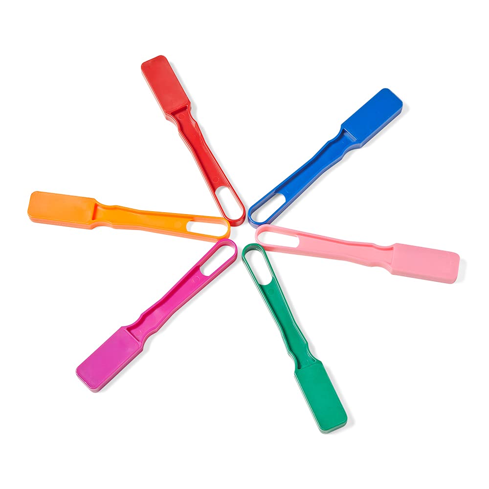 hand2mind Rainbow Magnetic Wand Set for Kids for 5-10, 8 Inch with Magnet Bar, Use for Sewing, Science Experiments, Bingo, Fridge, and Magnetic