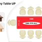 Craft And Party, Red Plastic Table Cover Roll - 40in X 100 feet Heavy Duty Plastic Banquet Table Cover Roll. (Red)