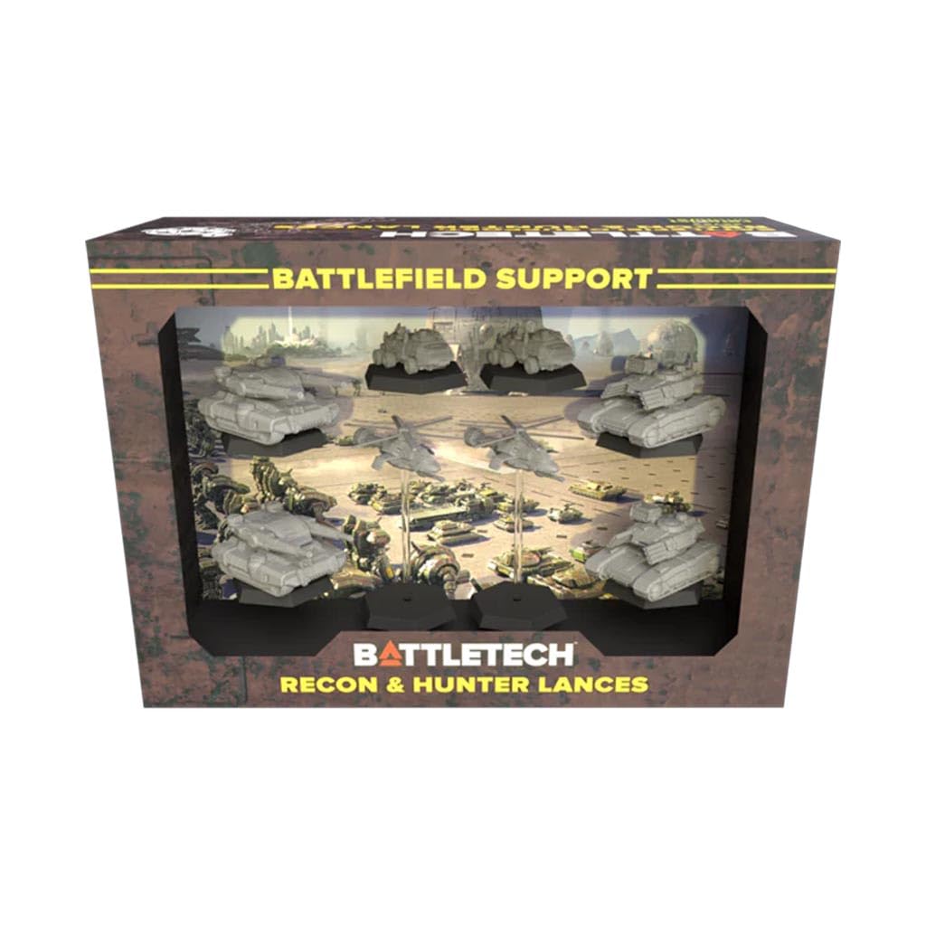 Catalyst Game Labs BattleTech: Battlefield Support - Recon & Hunter Lances | Strategy Board Game | for 2+ Players | Ages 14+ | for Use in Classic