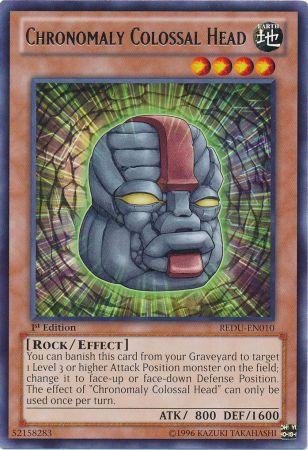 Yu-Gi-Oh! - Chronomaly Colossal Head (REDU-EN010) - Return of The Duelist - Unlimited Edition - Rare