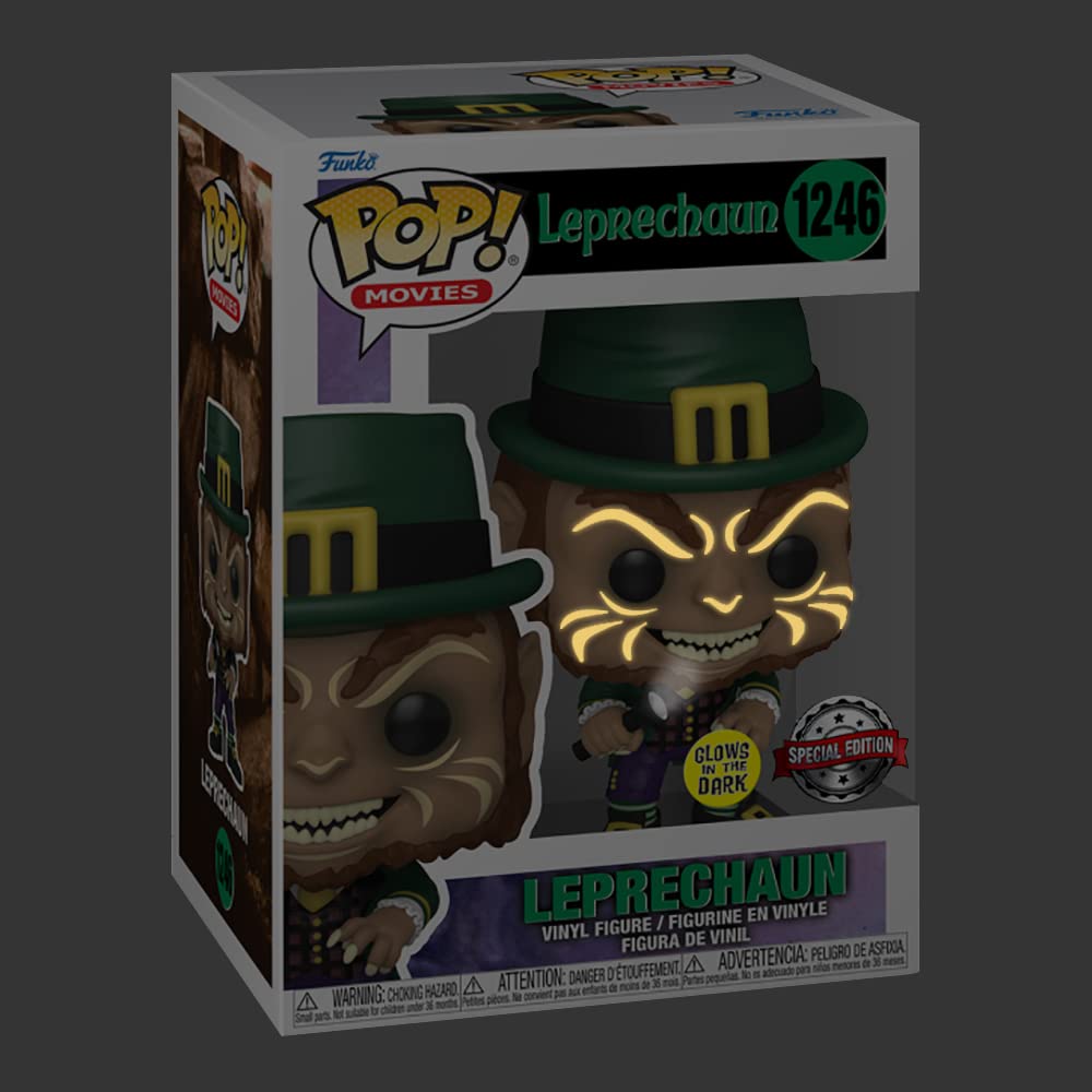 Funko Pop! Glow in the Dark Leprechaun with Flashlight #1246 GITD Figurine