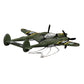 Matchbox Collectible Die-Cast Metal Sky Busters Inspired by Lockheed Martin P-38 Lightning Jet - HLJ25 ~ Green Combat Fighter Jet Airplane ~ Includes
