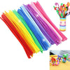Garneck 150pcs Jumbo Chenille Stems Classroom Cleaners for DIY Craft Projects/Wedding/Party/Holiday Decoration