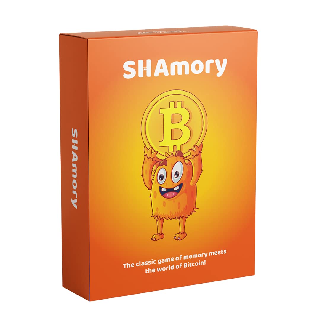 SHAmory Bitcoin Mining Card Game, STEM Certified Bitcoin Miner Card Game for Ages 15 - Adults. Fun Card Games for Families, Couples and Game Night