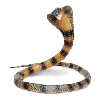 Safari Ltd. Cobra Figurine - Detailed 36" Flexible, Plastic Model Figure - Fun Educational Play Toy for Boys, Girls & Kids Ages 18 Months+
