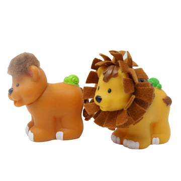 Fisher-Price Replacement Parts for Collectible Little People Noah's Ark or Zoo Playset K0475 - Replacement Male and Female Lions with Touch and Feel