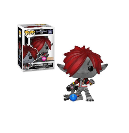 Funko - Kingdom Hearts: Sora (Monsters Inc.) (Flocked) Vinyl Figure, Multicolor (1337-489134)