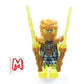 LEGO NINJAGO Crystalized Minifigure - Jay (Golden Dragon) without Wings and Gold Flame Sword 71768