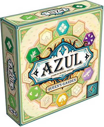 Asmodee Azul Queen's Garden Board Game - Create a Royal Paradise, Mosaic Tile Placement Strategy Game for Kids & Adults, Ages 10+, 2-4 Players, 45-60