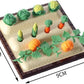 Miniature Dollhouse Agricultural Tools Decoration Toy Gift Tool /6 1/12 Doll Garden, Vegetable Plot, DIY Doll House Kit