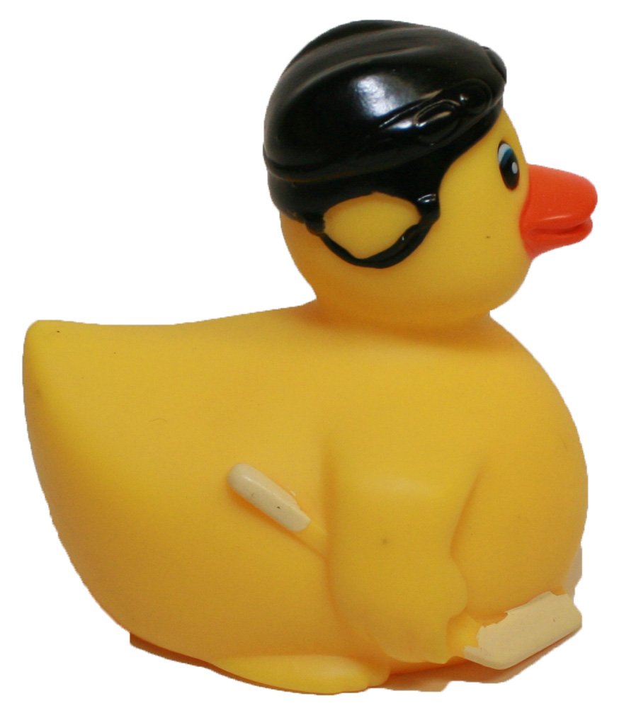 Rubber Ducks Hockey, Brand Sports Rubber Ducks That Float Upright & Race, Bath Rubber Toy Ducky Birthday Gift-All Depts. Hockey Player Deluxe Gift c