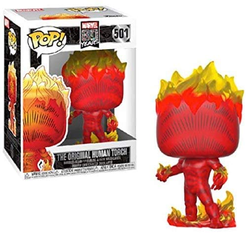 Funko Pop! Marvel 80th: First Appearance - Human Torch, Multicolor, std