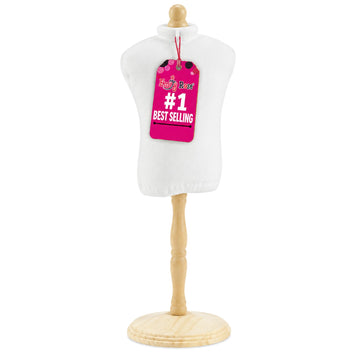 Emily Rose 18 Inch Doll Mannequin Dress Form - 100% Cotton Fill for Sewing & Display | Compatible with Clothing for American Girl Dolls - USA Brand