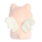 Aurora Enchanting Tasty Peach Candy Heart Sitting Meowchi Stuffed Animal - Bright & Colorful Design - Showpiece Plush - Pink 7 Inches