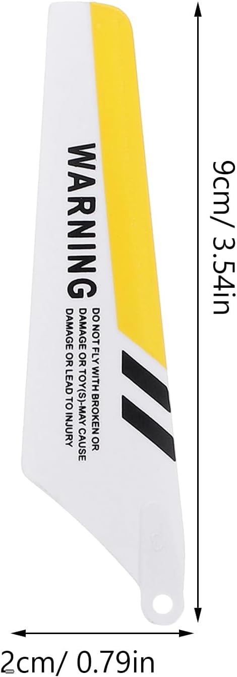 JIAFAN Propelller Blades 8pcs Yellow for Syma S107/ S107G RC Helicopter Parts