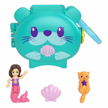 Polly Pocket Mini World Pet Otter Playset