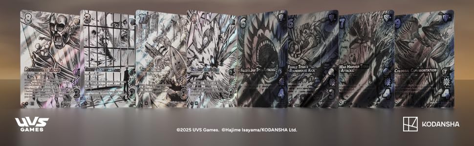 UniVersus Attack on Titan: Apocalypse Booster Display