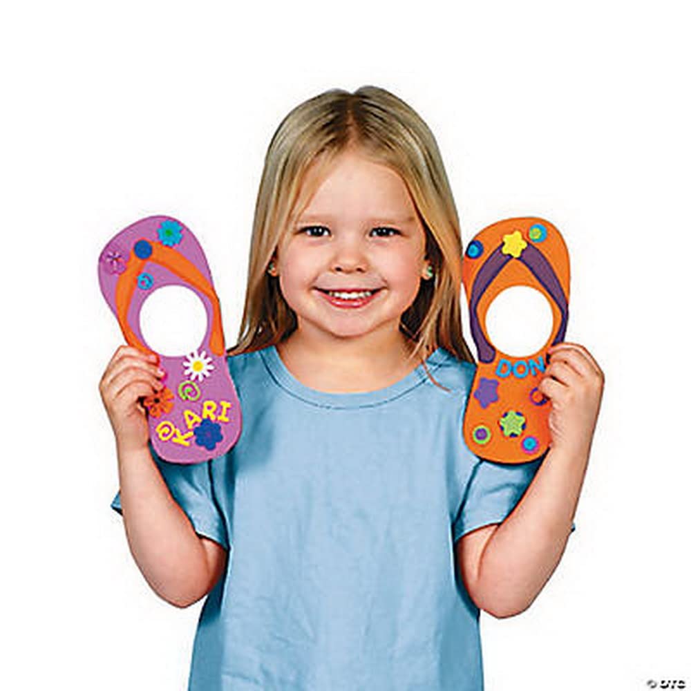 Fabulous Foam Flip Flop Frames - Crafts for Kids and Fun Home Activities VBS 2026