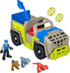 Fisher-Price Imaginext Jurassic World Dinosaur Toys Track & Transport Dino Truck & Figure Set for Pretend Play Kids Ages 3+ Years
