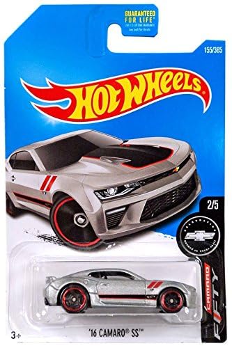 Hot Wheels 2017 Camaro Fifty '16 Camaro SS 155/365, Silver