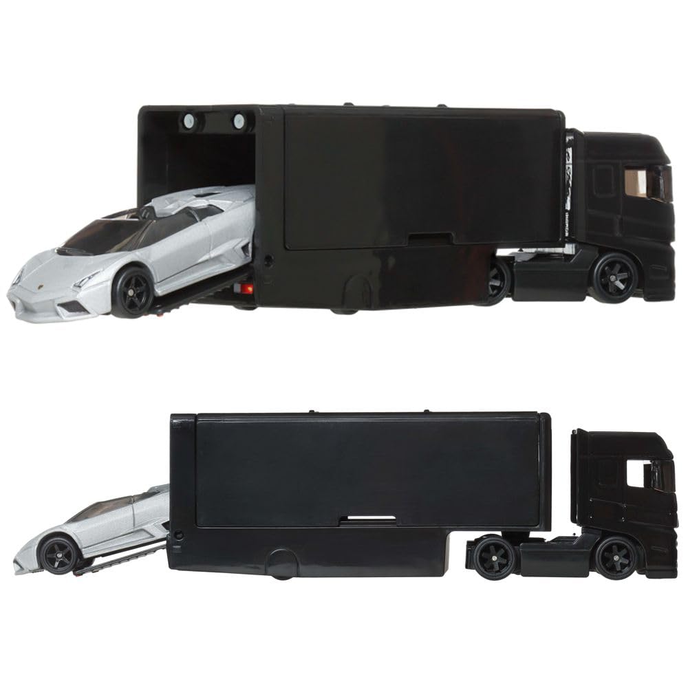 Hot Wheels Team Transport Pack Lamborghini Reventon Roadster Flipside Hauler Die-Cast Car and Hauler Set for Ages 3+