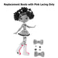 Replacement Parts for Kuu Kuu Harajuku Fashion Doll FFB22 - Replacement Boots with Pink Lacing