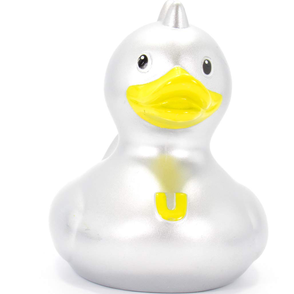 Stud Rubber Duck Bath Toy by Bud Duck | Elegant Gift Packaging -"Stud muffin looking for my cupcake!" | Child Safe | Collectable