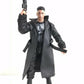 HAZYJT 1/12 Scale Coat Black Wired Trench Coat Model for 6" Mezco ML Punisher Doll