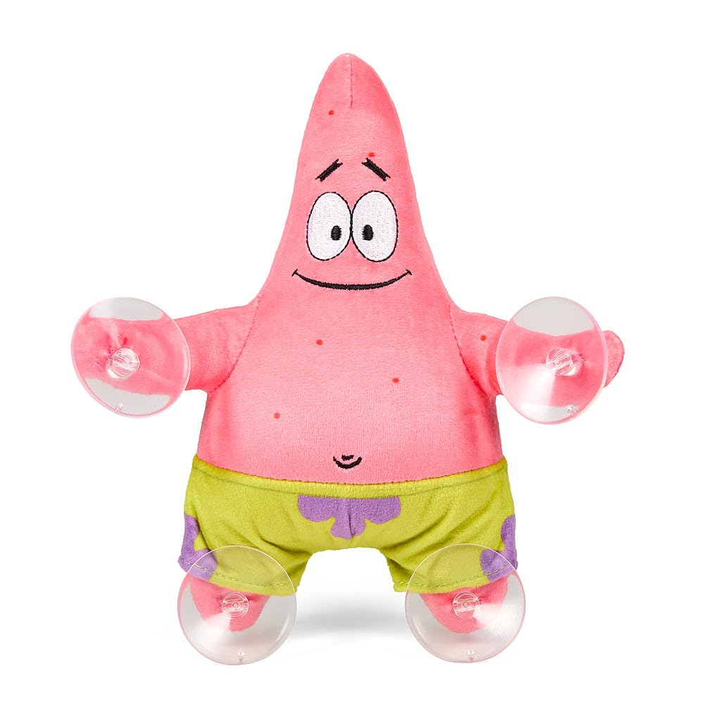 Kidrobot Spongebob Squarepants Happy Patrick 8 Inch Plush Window Clinger