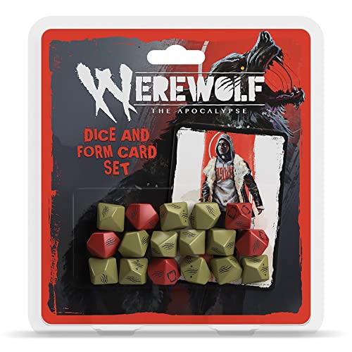 Renegade Game Studios Werewolf: The Apocalypse 5th Edition Dice & Card Set