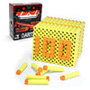 EKIND 100 Pcs Waffles Darts Refill Pack Foam Bullet Compatible for NERF N-Strike Series Blaster (Yellow)