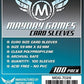 Mayday Games 7028 Clear Sleeves 59x92mm Euro Game Size (4x100, 400 sleeves)